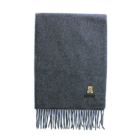 モスキーノ MOSCHINO マフラー レディース M5293 50124 015 チャコールグレー